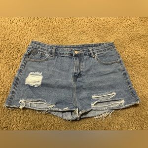 Shein Distressed Shorts